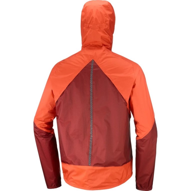 Salomon Bonatti Waterproof Men's Shell Jackets Red | CA 23R60